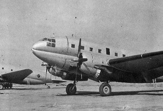 은마 부대의 C-46 D수송기